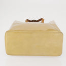 LOUIS VUITTON Monogram Vernis Reade MM Hand Bag Beige M91141 LV Auth 162727-6