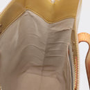 LOUIS VUITTON Monogram Vernis Reade MM Hand Bag Beige M91141 LV Auth 162727-21