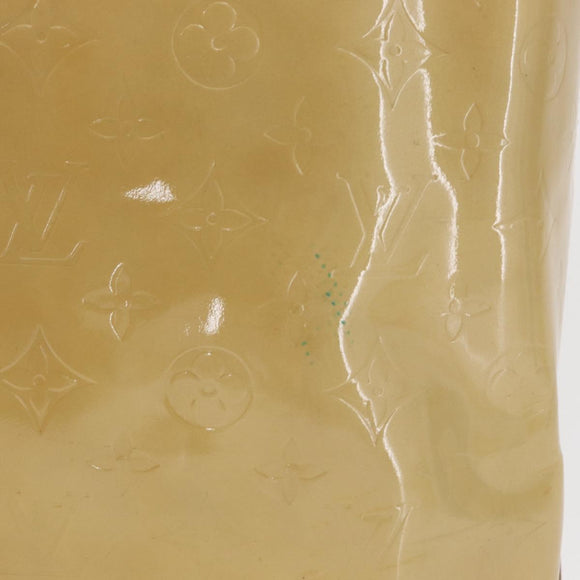 LOUIS VUITTON Monogram Vernis Reade MM Hand Bag Beige M91141 LV Auth 162727