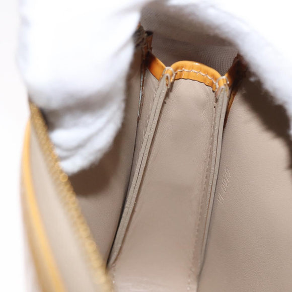 LOUIS VUITTON Monogram Vernis Lexington Accessory Pouch Beige M91010 Auth 162728