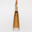 LOUIS VUITTON Monogram Vernis Lexington Accessory Pouch Beige M91010 Auth 162728-4