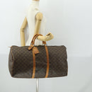 LOUIS VUITTON Monogram Keepall 60 Boston Bag M41422 LV Auth 162733-22