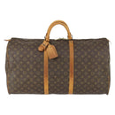LOUIS VUITTON Monogram Keepall 60 Boston Bag M41422 LV Auth 162733-13