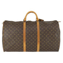 LOUIS VUITTON Monogram Keepall 60 Boston Bag M41422 LV Auth 162733-2