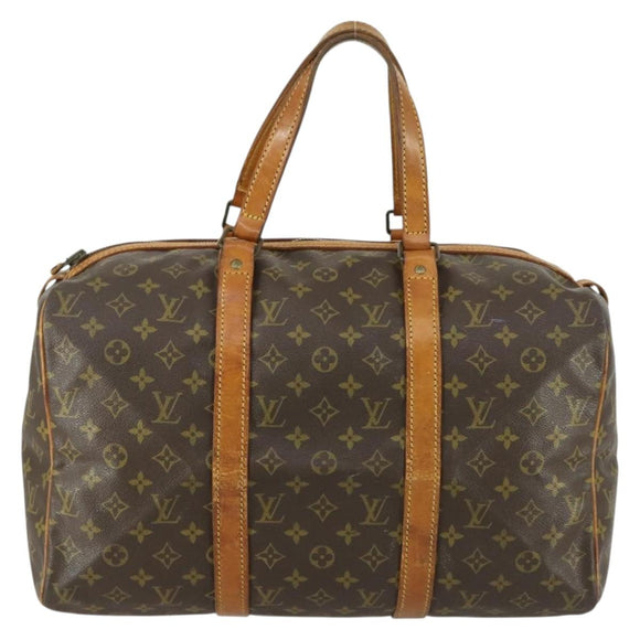 LOUIS VUITTON Monogram Sac Souple 45 Boston Bag M41624 LV Auth 162734