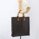 LOUIS VUITTON Monogram Sac Plat Hand Bag M51140 LV Auth 162736-19