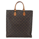 LOUIS VUITTON Monogram Sac Plat Hand Bag M51140 LV Auth 162736-2
