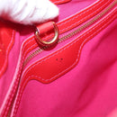 LOUIS VUITTON Vernis Wilshire Boulevard Bag Rose Pop M93643 LV Auth 162738-10
