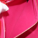 LOUIS VUITTON Vernis Wilshire Boulevard Bag Rose Pop M93643 LV Auth 162738-21