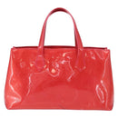 LOUIS VUITTON Vernis Wilshire Boulevard Bag Rose Pop M93643 LV Auth 162738-2