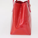 LOUIS VUITTON Vernis Wilshire Boulevard Bag Rose Pop M93643 LV Auth 162738-4