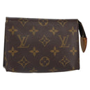 LOUIS VUITTON Monogram Poche Toilette 15 Pouch M47546 LV Auth 162741-1