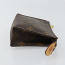 LOUIS VUITTON Monogram Poche Toilette 15 Pouch M47546 LV Auth 162741-3