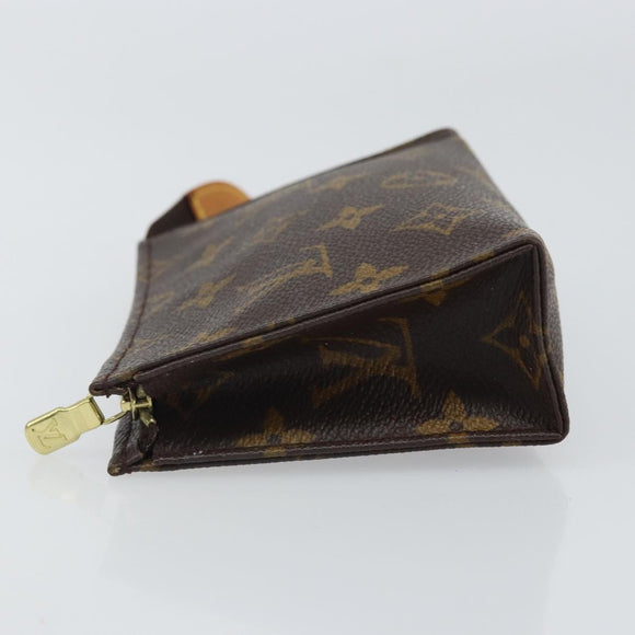 LOUIS VUITTON Monogram Poche Toilette 15 Pouch M47546 LV Auth 162741