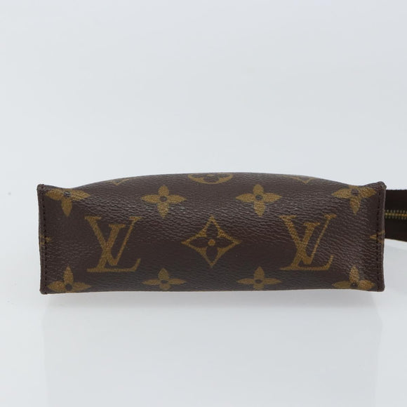 LOUIS VUITTON Monogram Poche Toilette 15 Pouch M47546 LV Auth 162741