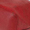 LOUIS VUITTON Epi Petit Noe Shoulder Bag Red M44107 LV Auth 162743-11