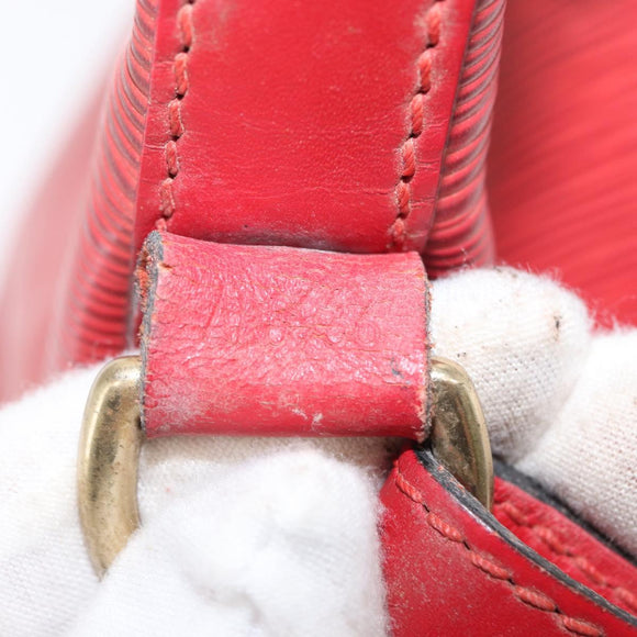 LOUIS VUITTON Epi Petit Noe Shoulder Bag Red M44107 LV Auth 162743