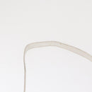 Christian Dior Honeycomb Canvas Umhängetasche PVC Gold Weiß Auth 162745-8