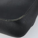 Christian Dior Honeycomb Canvas Shoulder Bag PVC Black Gold Auth 162746-12