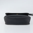 Christian Dior Honeycomb Canvas Shoulder Bag PVC Black Gold Auth 162746-9