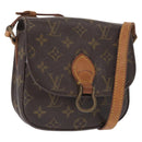 LOUIS VUITTON Monogram Saint Cloud PM Shoulder Bag M51244 LV Auth 162750-1