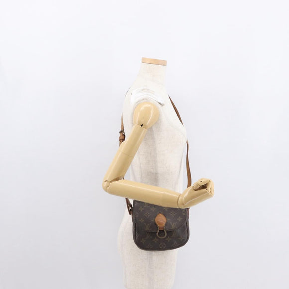 LOUIS VUITTON Monogram Saint Cloud PM Shoulder Bag M51244 LV Auth 162750