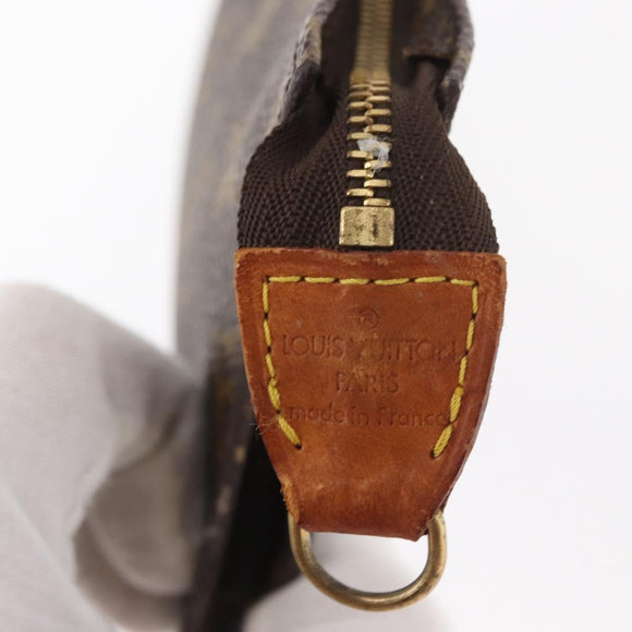 LOUIS VUITTON Monogram Bucket PM Accessory Pouch LV Auth 162751