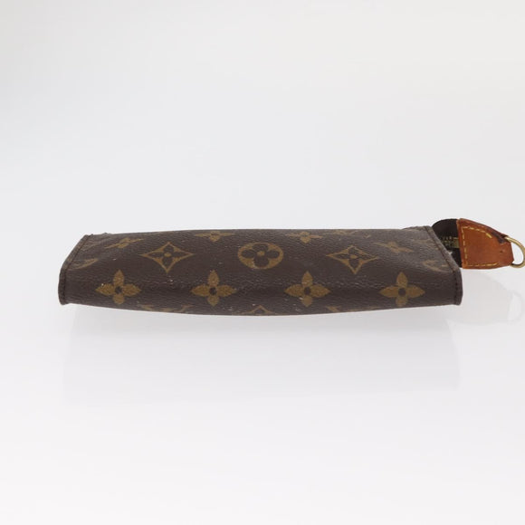 LOUIS VUITTON Monogram Bucket PM Accessory Pouch LV Auth 162751