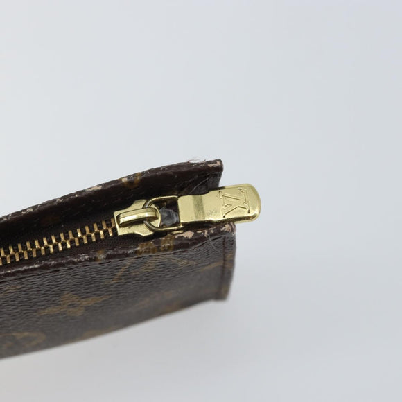 LOUIS VUITTON Monogram Bucket GM Accessory Pouch LV Auth 162752