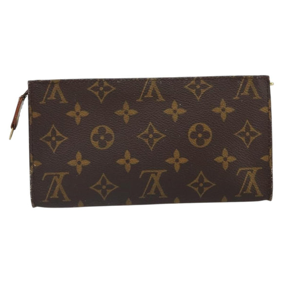 LOUIS VUITTON Monogram Bucket GM Accessory Pouch LV Auth 162752