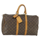 LOUIS VUITTON Monogram Keepall 45 Boston Bag M41428 LV Auth 162757-1