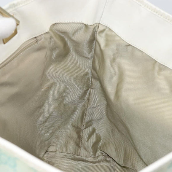 GUCCI GG Canvas Tote Bag Peppermint Gold 002 1098 3444 Auth 162762