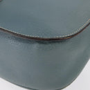 GUCCI Shoulder Bag Leather Blue Gold 001 406 1339 Auth 162763-13
