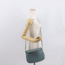 GUCCI Shoulder Bag Leather Blue Gold 001 406 1339 Auth 162763-23