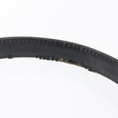 GUCCI Hand Bag Leather Gold Black Auth 162764-9