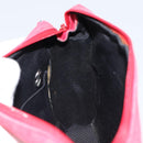 Christian Dior Chain Shoulder Bag Suede Pink Gold Auth 162768-18