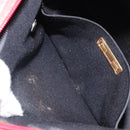 Christian Dior Chain Shoulder Bag Suede Pink Gold Auth 162768-12