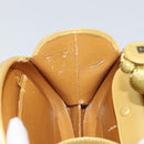 LOEWE Chain Shoulder Bag Leather Yellow Gold Auth 162771-19