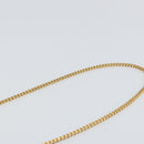 LOEWE Chain Shoulder Bag Leather Yellow Gold Auth 162771-8