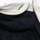 BALENCIAGA Giant City Bag Leather Nylon 2way White Silver 173084 Auth 162774V-20