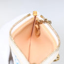 LOUIS VUITTON Multicolor Pochette Cles Coin Purse White M92655 LV Auth 162776V-19