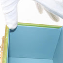 LOUIS VUITTON Monogram Vernis Bleecker Pouch Baby Blue M91003 LV Auth 162777-20