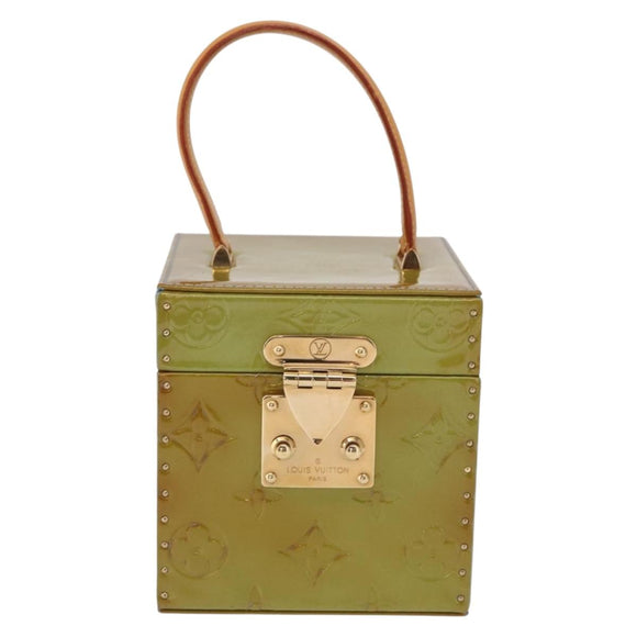 LOUIS VUITTON Monogram Vernis Bleecker Pouch Baby Blue M91003 LV Auth 162777