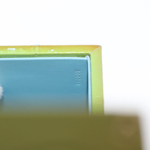 LOUIS VUITTON Monogram Vernis Bleecker Pouch Baby Blue M91003 LV Auth 162777