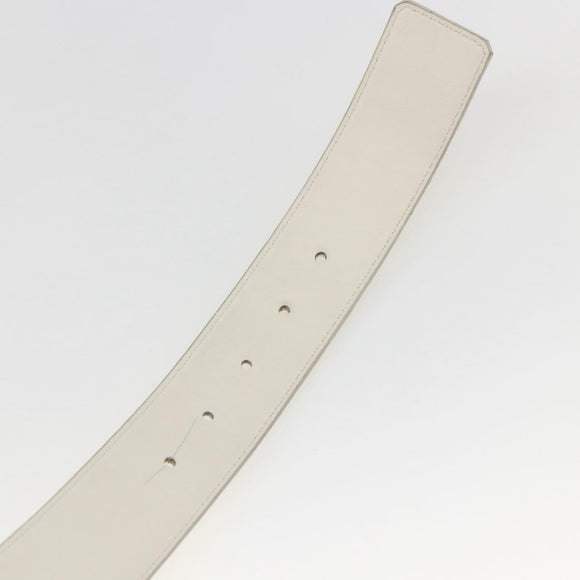 LOUIS VUITTON Monogram Prism Ceinture LV Shape Belt Silver M0219 LV Auth 162778V