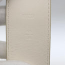 LOUIS VUITTON Monogram Prism Ceinture LV Shape Belt Silver M0219 LV Auth 162778V-14