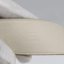 LOUIS VUITTON Monogram Prism Ceinture LV Shape Belt Silver M0219 LV Auth 162778V-15