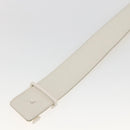 LOUIS VUITTON Monogram Prism Ceinture LV Shape Belt Silver M0219 LV Auth 162778V-8
