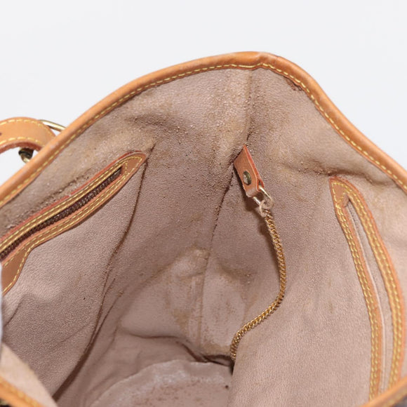 LOUIS VUITTON Monogram Bucket GM Shoulder Bag M42236 LV Auth 162785