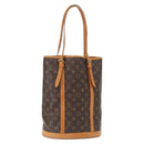 LOUIS VUITTON Monogram Bucket GM Shoulder Bag M42236 LV Auth 162785-1